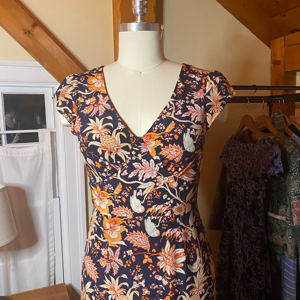 Liefsdottir Pineapple Bruna Silk Maxi Dress
